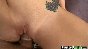 Taylor Bell Receives Facial Cumshot