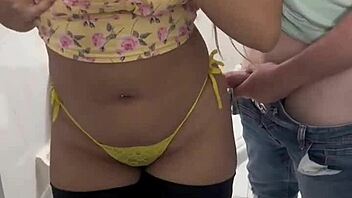 i fuck samar's pussy and ass in the clothes store warehouse