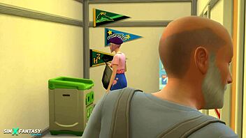 My Neighbor Miko Ojo Is Riding Cowgirl In The Sims 4 3D Porn