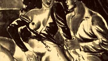 I-I love this vintage erotic illustration so much