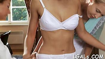 Watch Two Fiery Beauties Dive into Steamy Lesbian Action