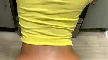 Can Big Booty Tranny Handle Monster Cock?