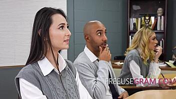 why not have a threesome in my history class? professor asks students