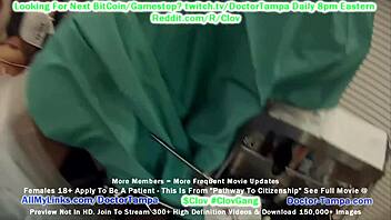 immigrant jennavive spread wide for citizenship in hospital