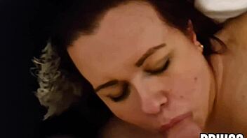 Conversational cuck husband films bbw wife deepthroating friend's massive load