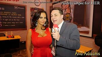 pornstar ava addams plays with her big boobs while giving blowjob to andrea dipre