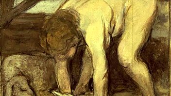 what hidden desires lie in vintage erotic art pieces?