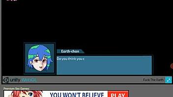 Utforskar underverken på planeten jorden i en avlägsen animevärld