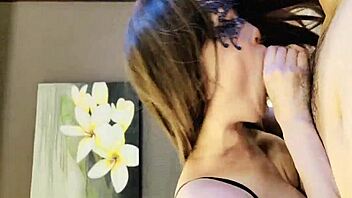 Asian princess enjoys session with partner