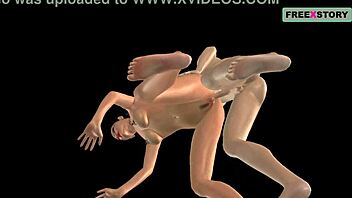 3D animated hentai featuring an Indian babe getting fucked