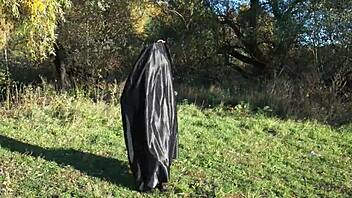 Intriguing Dance Moves In Bikini Outdoors