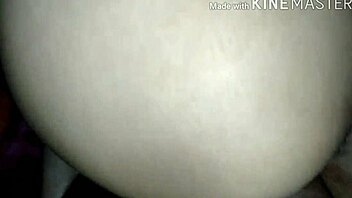 a hairy pussy gets fucked from behind in horse style with a big cock