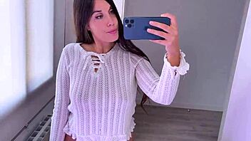 Probándome tops con transparencias see-through fashion haul en español