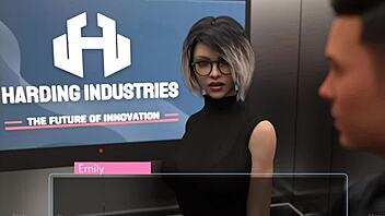Mi madrastra's big tits and ass in 3D game