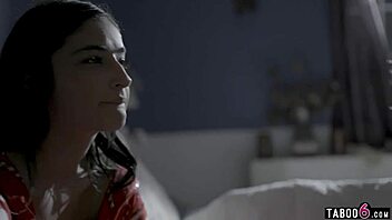 Santa visits petite teen beauty at boss's home.