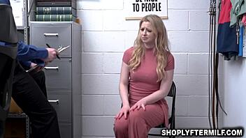 That blonde babe got punished sexually in the office with big cocks.