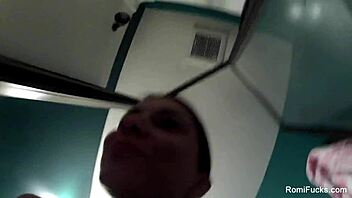 Romi Rain Showers Nude, Bathing with Big Tits and Ass, Masturbating Pussy in Solo Scene