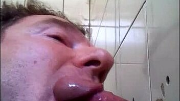 Intriguing gay blowjob scene with super intense sucking and deepthroating action.