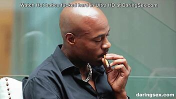 black boss fucks redhead prostitute anal