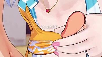 step brother and sister in cute outfits explore their relationship in 3d anime