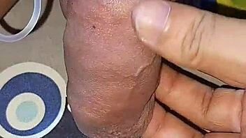 Myanmar gay man's homemade saline injection for a big cock lover