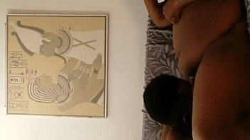 Roxy the BBW sucks dick hard in this scene.