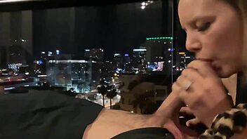 i love being watched while riding big cock on hotel balcony to orgasm