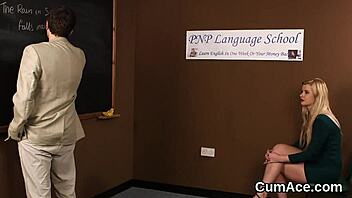 Spicy Bombshell Gulps Cum Shot on Face. Wow, What a Messy Finish! 😍