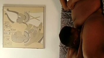 Roxy the BBW sucks dick hard in this scene.