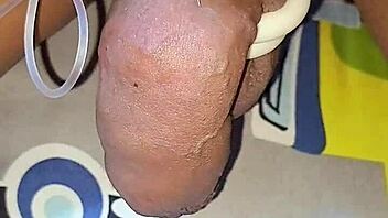 Myanmar gay man's homemade saline injection for a big cock lover