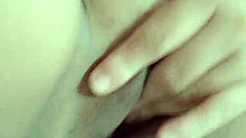 Sexy Girl Fingers Her Dripping Wet Pussy On The Bed While Moaning Loudly