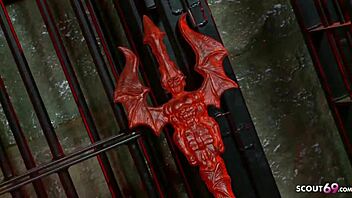 Can this teen mistress handle rough anal from her own slave during a brutal session?