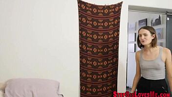 lesbian stepsis licking action is so hot! 👅