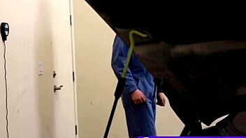 Young gay teen caught watching porn! What happens next with blowjob and bareback?