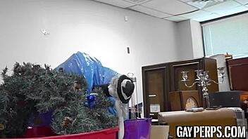 Inked Gay Stud Dez Irez Rides Hunk Officer Sean Duran Dick