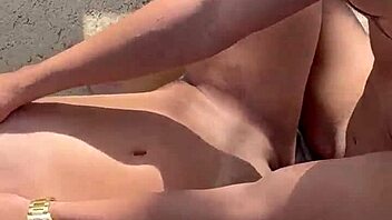 Girlfriend Moans During Oral Sex with Natural Tits.