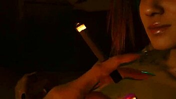 sexy animation lesbian sex where judy alvarez fucks girl in hot cyberpunk 3d cartoon pov