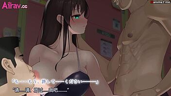 Swimsuit girls in bikini anime hentai