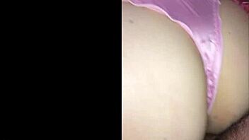 French Amateur Slut In Black White Pink Satin Panties Gets Deepthroat Ass To Mouth Fuck With Sextoys