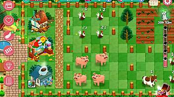 Nutaku booty farm hentai game part 21 with creampie threesome. Sexy ranch tits and lesbian young action.