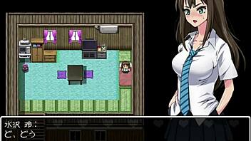 Hentai Japanese School Girl Game in Pantyhose Uniform