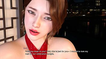 3D animated restaurant bathroom sex with a sexy girl