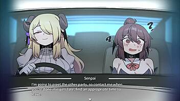 Corporate Succubus Teases with Masturbation and Fingering in Anime Hentai Part 2.