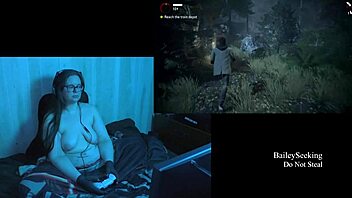Continuing the naked Alan Wake playthrough in this fourth part featuring a brunette with long hair