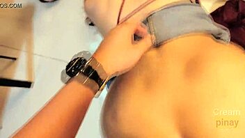 Boyfriend can't resist and interacts with Pinay while clothed - POV.