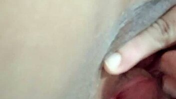 Sexy Girl Fingers Her Dripping Wet Pussy On The Bed While Moaning Loudly