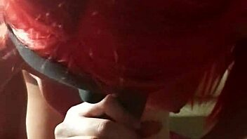 Ariel Suggestively Sucks And Swallows Cum In Her Mouth