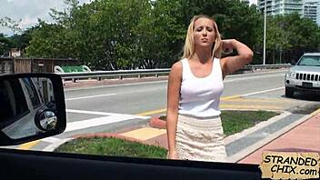 Young blonde amateur Tucker Starr in a tight pussy scene