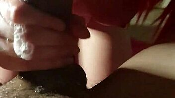 Ariel Suggestively Sucks And Swallows Cum In Her Mouth