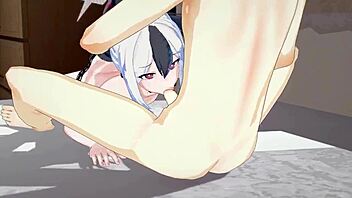 3D animated porn with a gothic theme called Blue Archive with Kayoko